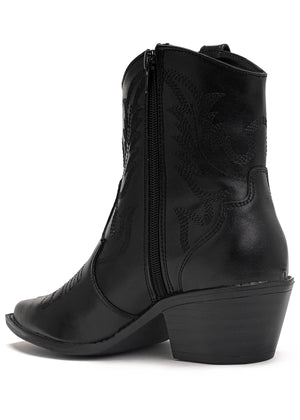 9652 BOTIN VAQUERO TACÓN BAJO ZOE