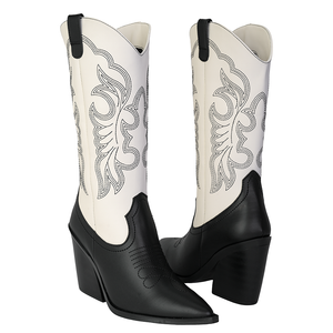 6978 BOTA ALTA BORDADA FRIDA