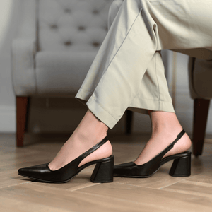 9121 ZAPATILLA SLINGBACK DE TACÓN ANCHO