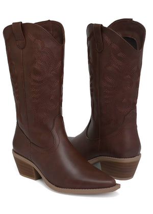 7989 BOTA ALTA BORDADA SABRINA