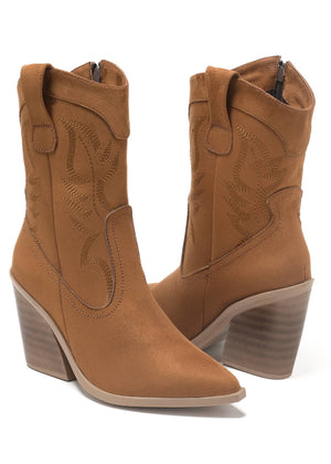 6967 BOTIN VAQUERO BORDADO SABINA