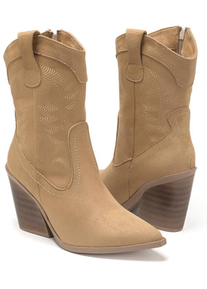 6967 BOTIN VAQUERO BORDADO SABINA