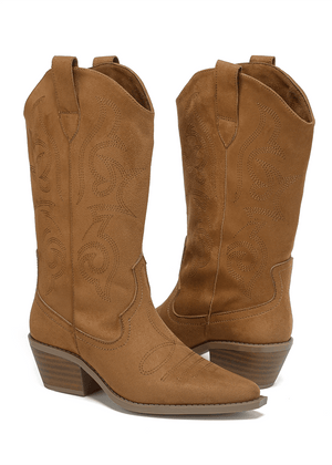 9651 BOTA COWBOY BORDADA LLUVIA