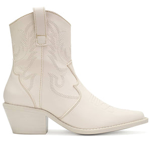 9652 BOTIN VAQUERO TACÓN BAJO ZOE