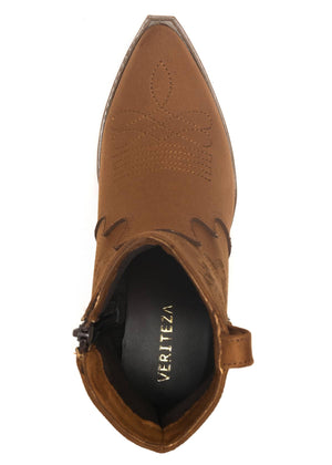 9652 BOTIN VAQUERO TACÓN BAJO ZOE