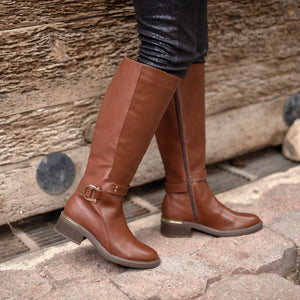 4687 BOTA CAFÉ TALÓN DRILO