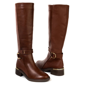 4687 BOTA CAFÉ TALÓN DRILO
