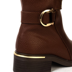 4687 BOTA CAFÉ TALÓN DRILO