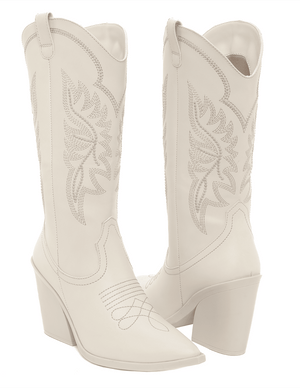 6987 BOTA COWBOY BORDADA ARANZA