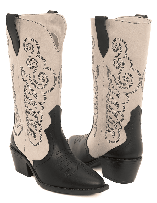 7990 BOTA COWBOY AMPLIA BICOLOR