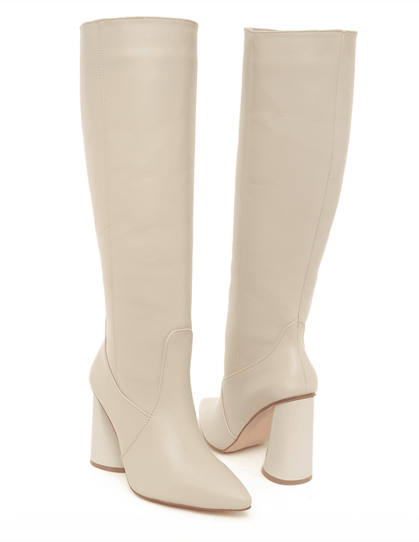7961 BOTA ALTA TACÓN REDONDO ALBA