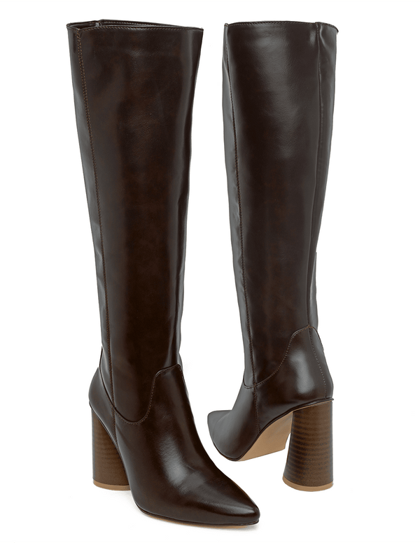 7961 BOTA ALTA TACÓN REDONDO ALBA