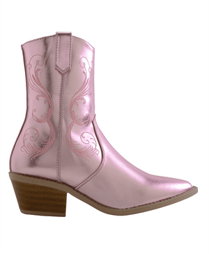 7972 BOTÍN BORDADO METÁLICO LILIA