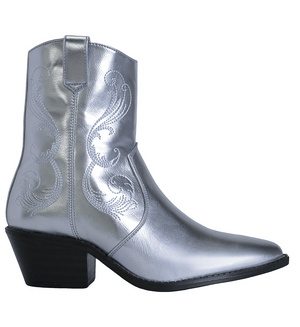 7972 BOTÍN BORDADO METÁLICO LILIA