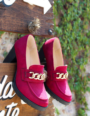 6638 MOCASÍN CON TACÓN PILAR