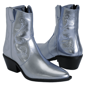 7972 BOTÍN BORDADO METÁLICO LILIA