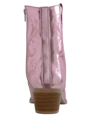 7972 BOTÍN BORDADO METÁLICO LILIA
