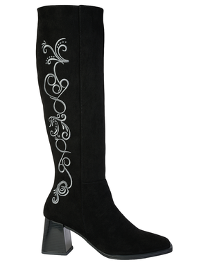 7058 BOTA ALTA BORDADA DULCE