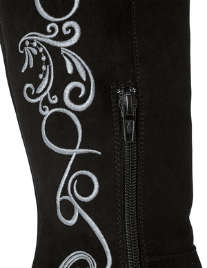 7058 BOTA ALTA BORDADA DULCE