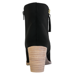 7508 BOTÍN CON TACÓN VAQUETA NATURAL