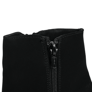 7508 BOTÍN CON TACÓN VAQUETA NATURAL