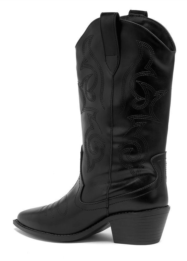 9651 BOTA COWBOY BORDADA LLUVIA