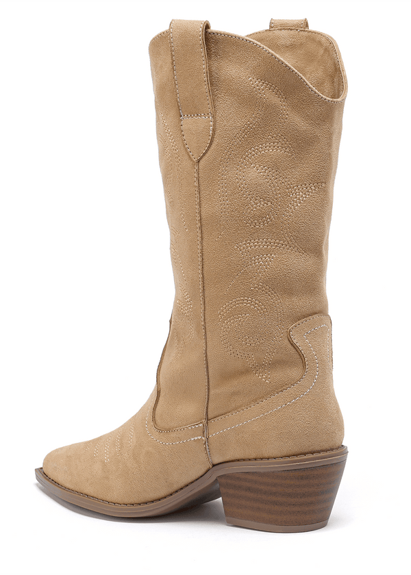 9651 BOTA COWBOY BORDADA LLUVIA