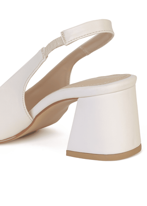 9121 ZAPATILLA SLINGBACK DE TACÓN ANCHO