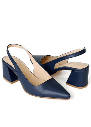 9121 ZAPATILLA SLINGBACK DE TACÓN ANCHO