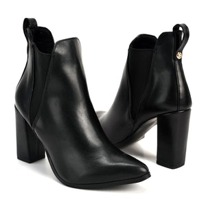 3554 BOTÍN NEGRO CON ELÁSTICOS