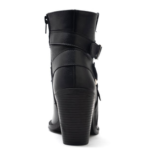 3993 BOTÍN ALTURA MEDIA CON HEBILLA