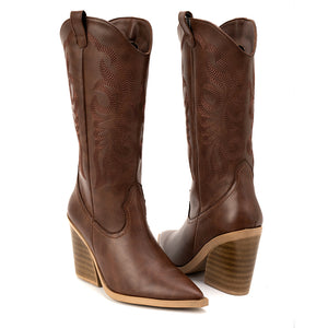 6966 BOTA ALTA BORDADA SIERRA